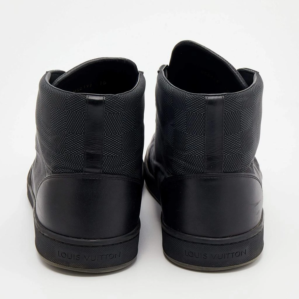 商品[二手商品] Louis Vuitton|Louis Vuitton Damier Graphite Nylon And Leather Offshore High Top Sneakers Size 44,价格¥3076,第5张图片详细描述