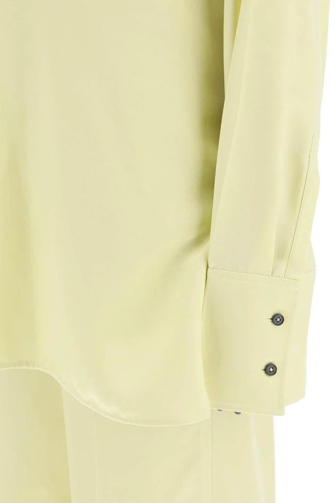 商品Jil Sander|SATIN BLOUSE WITH SHAWL COLLAR,价格¥2711,第5张图片详细描述