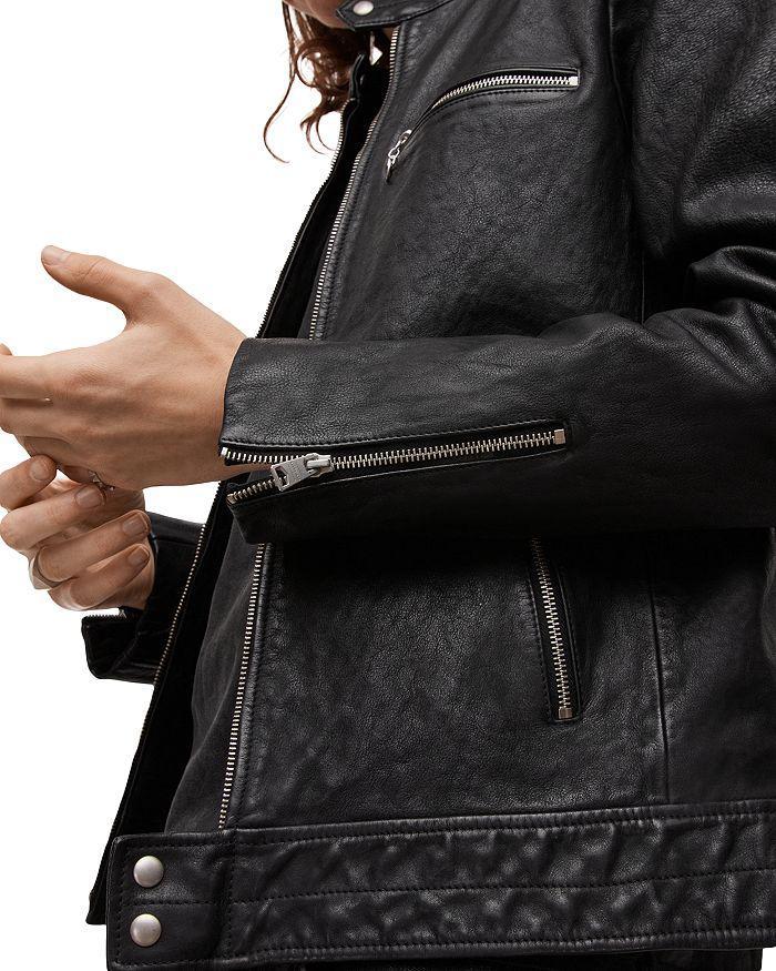 商品ALL SAINTS|Reo Leather Jacket,价格¥3435,第6张图片详细描述