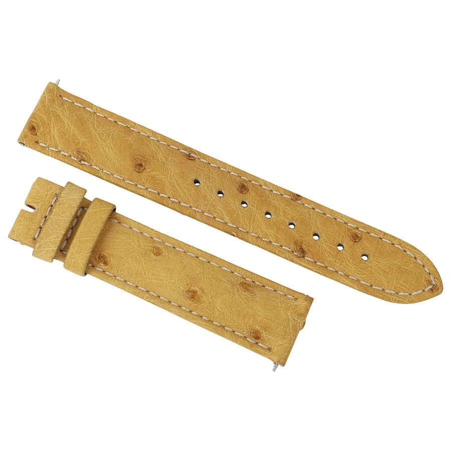 商品Hadley Roma|Hadley Roma 19 MM Tan Ostrich Leather Strap,价格¥297,第1张图片