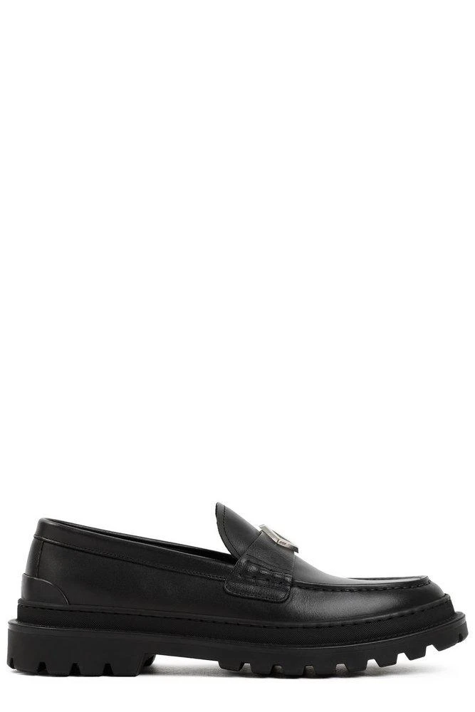 商品Dior|Dior Homme Logo Plaque Loafers,价格¥4028,第1张图片