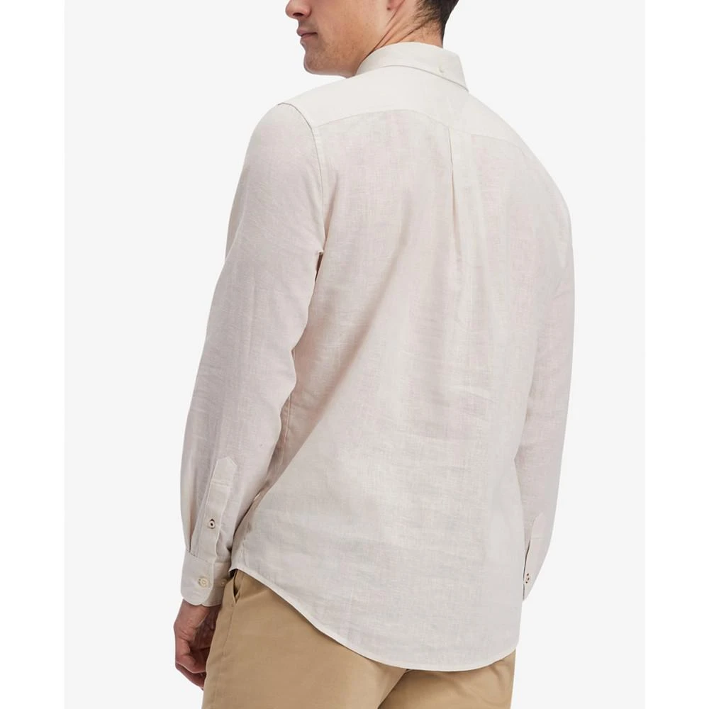 商品Tommy Hilfiger| Tommy Hilfiger男士 Porter 棉麻长袖衬衫,价格¥358,第2张图片详细描述