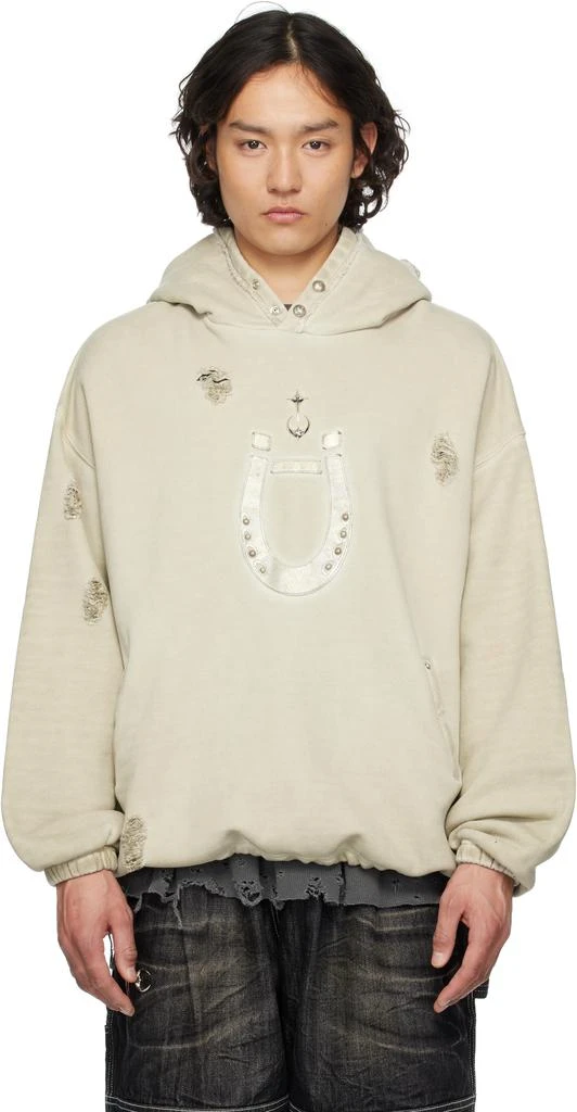 商品THUG CLUB|米色 Dickies 联名 Hoof 连帽衫,价格¥2217,第1张图片