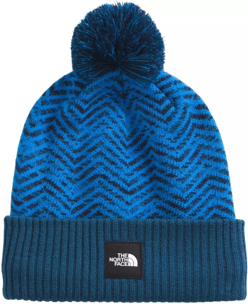 商品The North Face|The North Face Girls' Chevron Pom Beanie,价格¥165,第1张图片详细描述