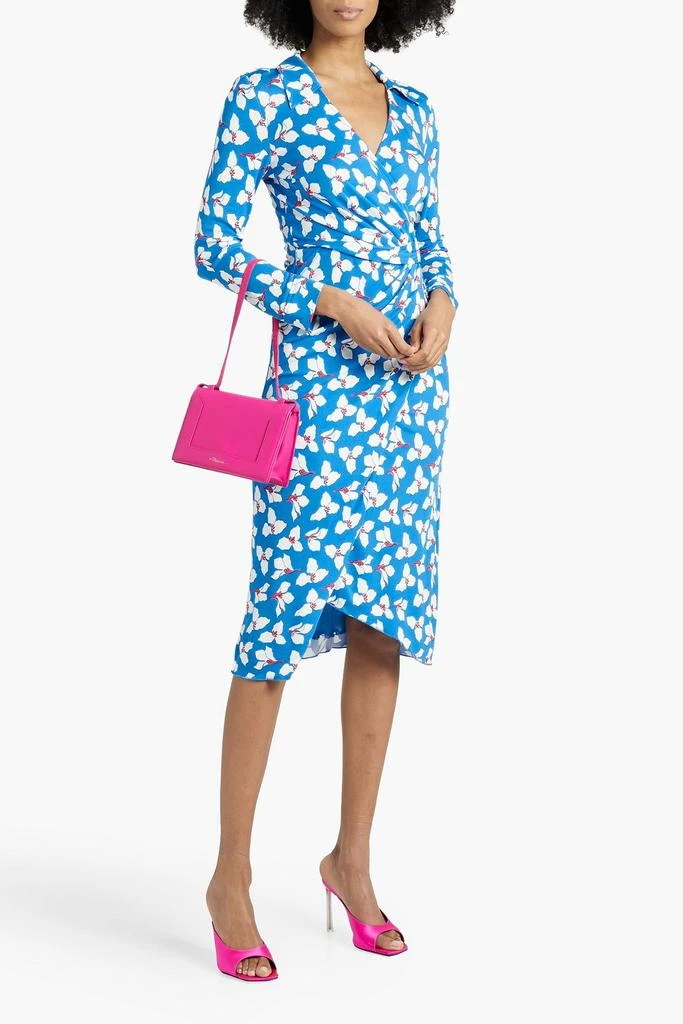 商品Diane von Furstenberg|Palmira wrap-effect floral-print stretch-jersey dress,价格¥1643,第2张图片详细描述