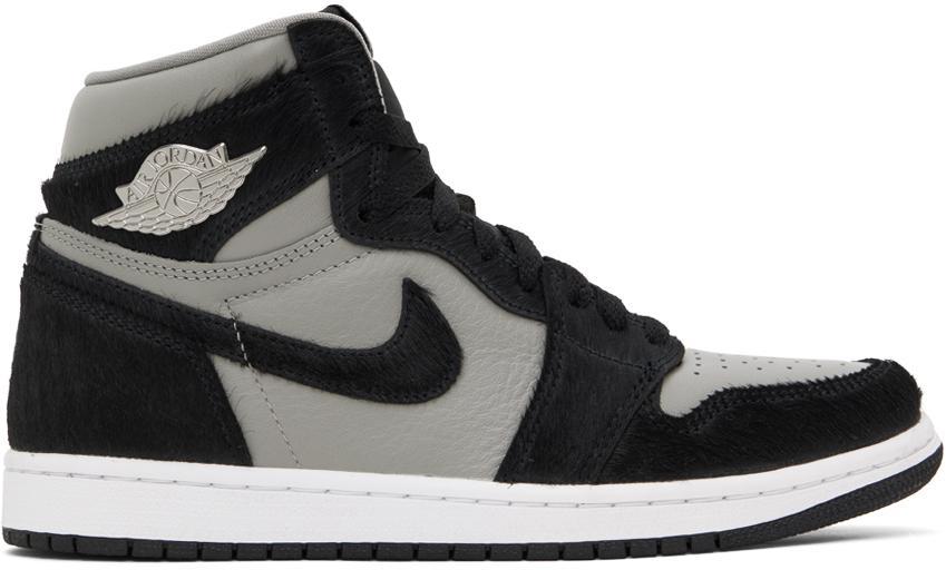 商品Jordan|Black & Gray Air Jordan 1 Retro Sneakers,价格¥1387,第1张图片