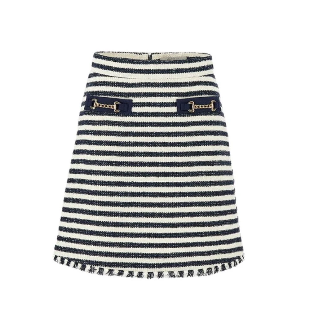 商品Marella|Marella Abbazia Stripe Tweed Skirt,价格¥1202,第1张图片