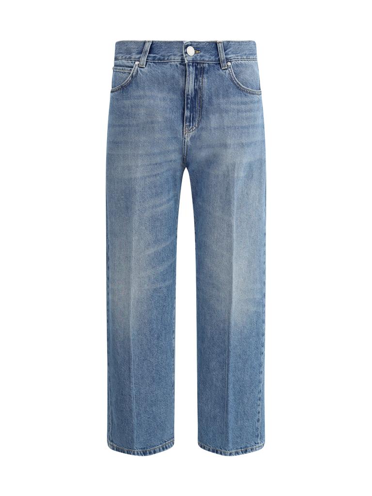 デニム・ジーパン PINKO Woman Jeans Blue 1J10YVY78Q F57 PINKO Wide-leg Lovely Jeans - Pants - Compare Prices from 6+