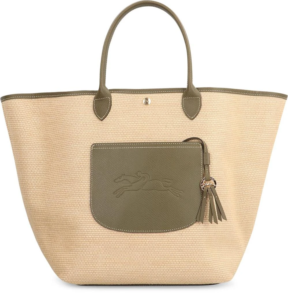 商品Longchamp|Longchamp L Le Pliage Raffia Tote Bag,价格¥3135,第2张图片详细描述