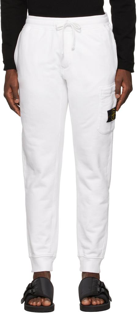 White Fleece Lounge Pants商品第1张图片规格展示