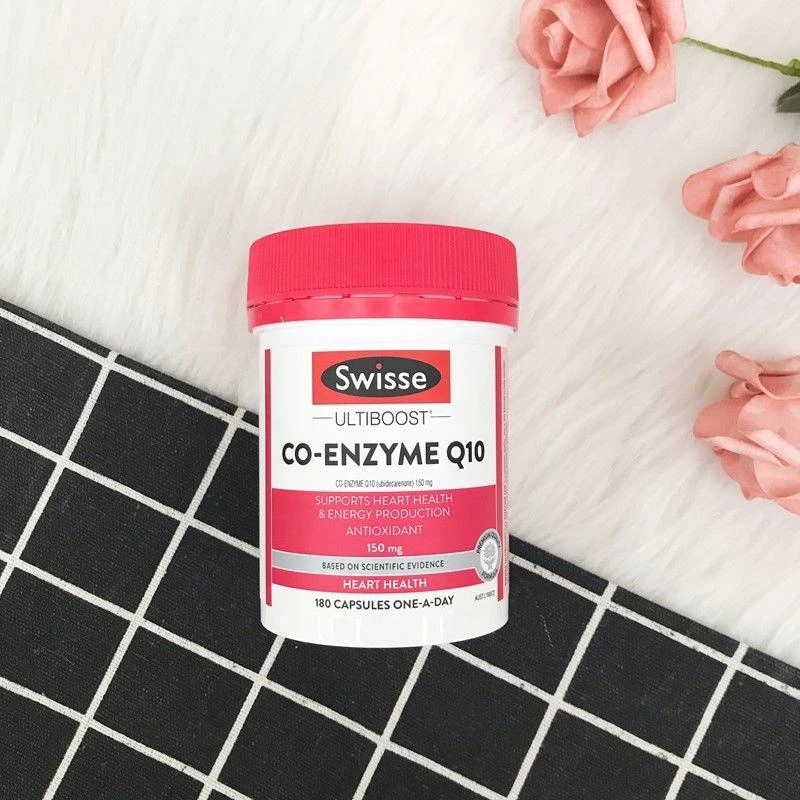 商品Swisse|澳大利亚直邮swisse高辅酶Q10胶囊成人护心脑血管心脏150mg 180粒,价格¥459,第1张图片