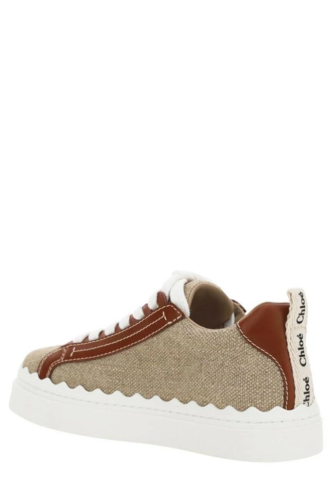 商品Chloé|Chloé Logo Printed Low-Top Sneakers,价格¥3771,第3张图片详细描述