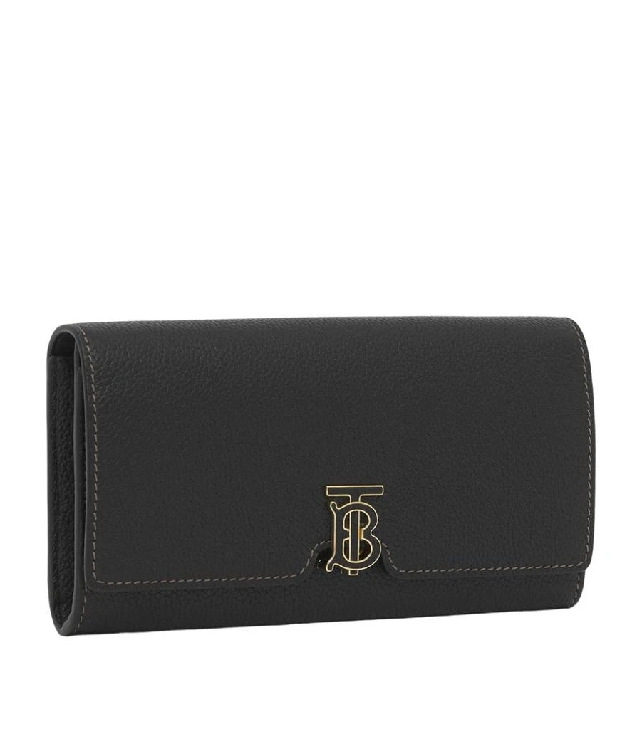 商品Burberry|Leather TB Monogram Continental Wallet,价格¥6155,第5张图片详细描述