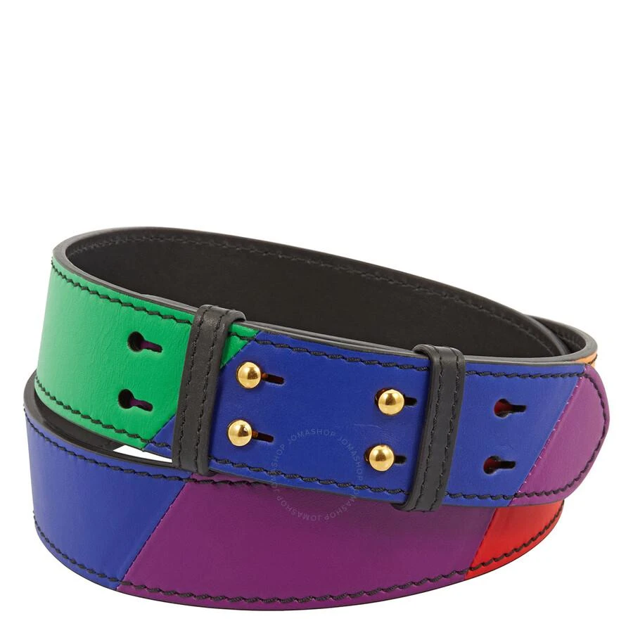 商品Burberry|Rainbow Leather Handbag Belt Strap,价格¥596,第1张图片