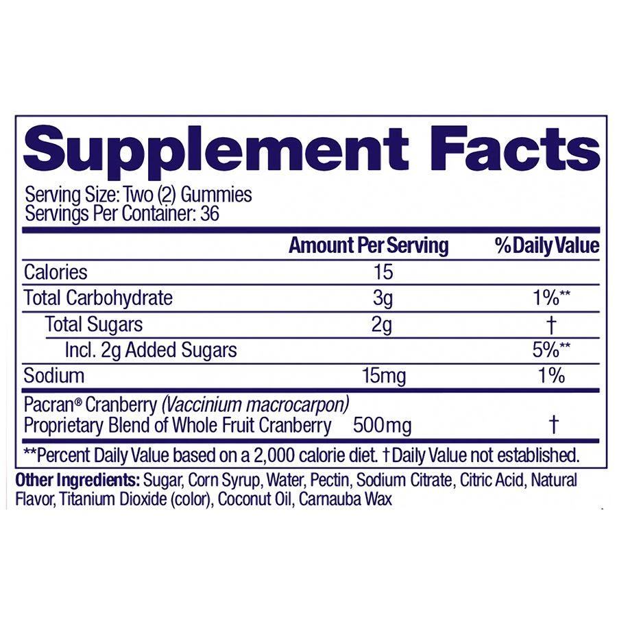 商品AZO|Cranberry Urinary Tract Health, Dietary Supplement, Gummies Mixed Berry,价格¥149,第4张图片详细描述