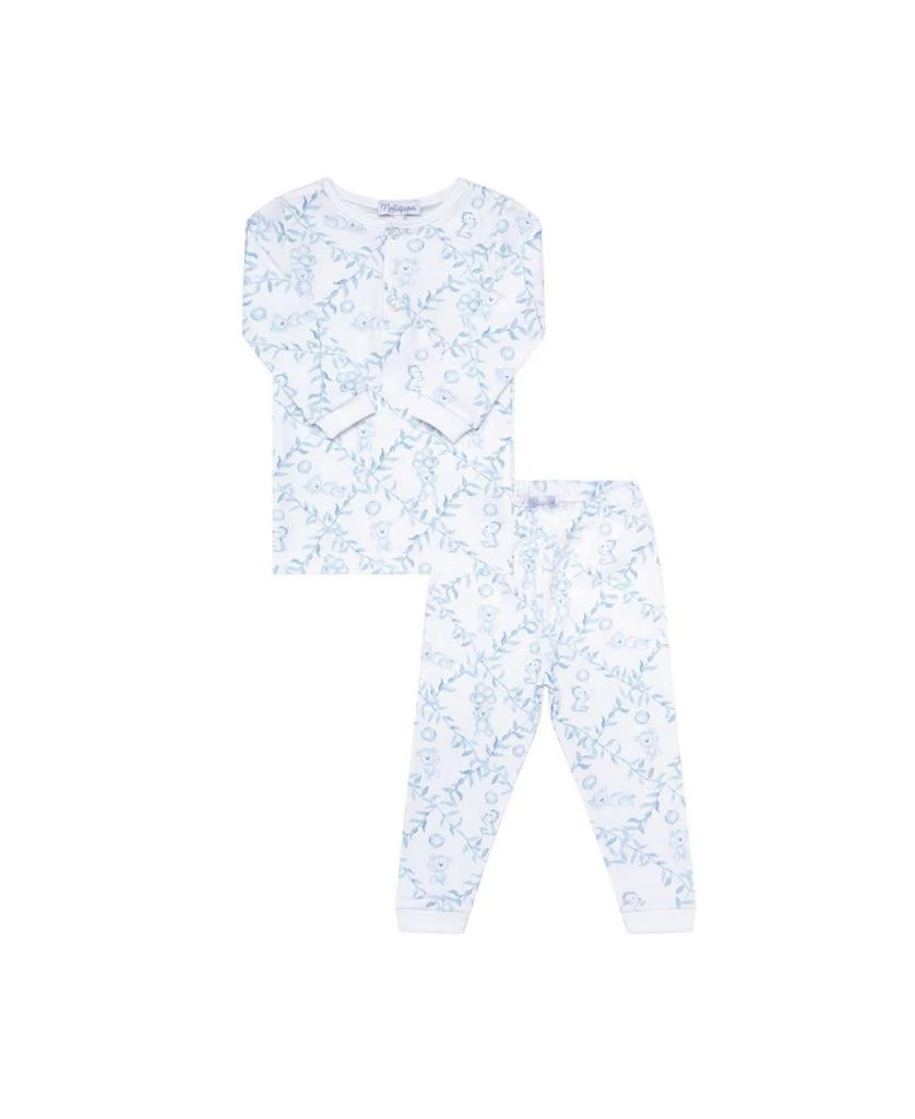 商品Nellapima|Boys' Blue Bears Trellace Pajama - Little Kid,价格¥432,第1张图片