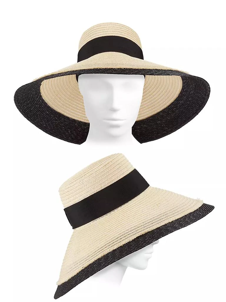 商品Eugenia Kim|Mirabel Wide-Brim Straw Hat,价格¥3863,第3张图片详细描述