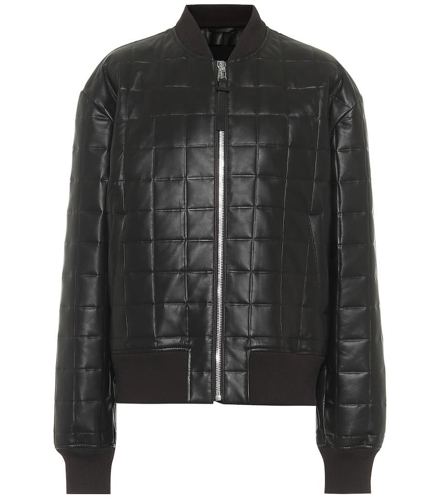 商品Bottega Veneta|Quilted leather bomber jacket,价格¥20425,第1张图片