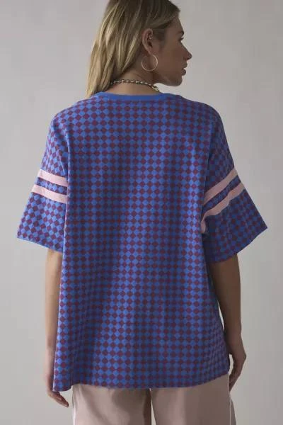 商品BDG|BDG Furrious Rowan Graphic Oversized Checkerboard Jersey Tee,价格¥187,第5张图片详细描述