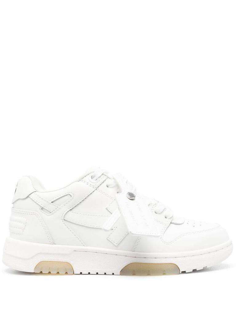 商品Off-White|OFF-WHITE Out Of Office leather sneakers,价格¥3023,第1张图片