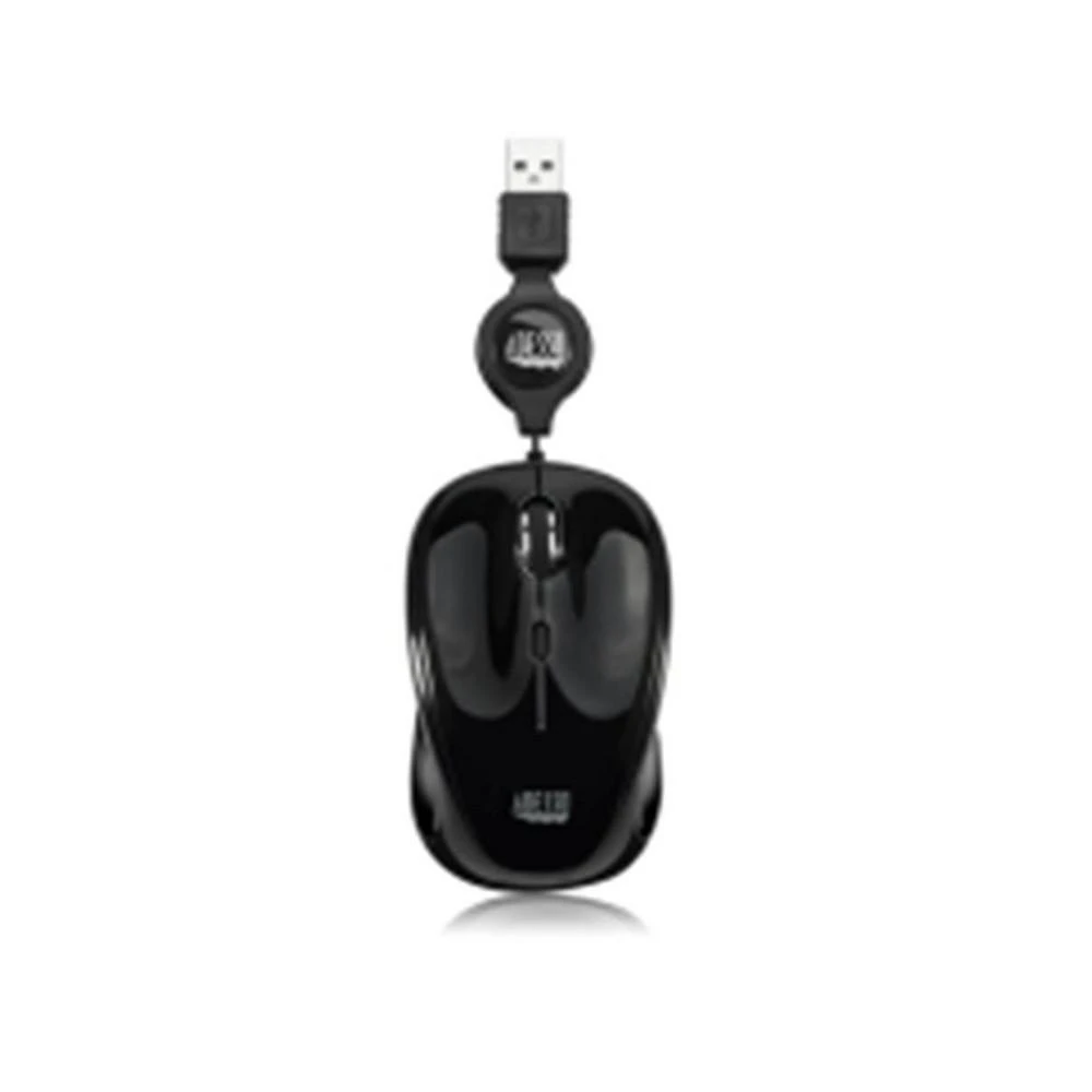商品Adesso|MC iMouse S8B USB Illuminated Mini Mouse Black Retractable USB Cable,价格¥88,第1张图片