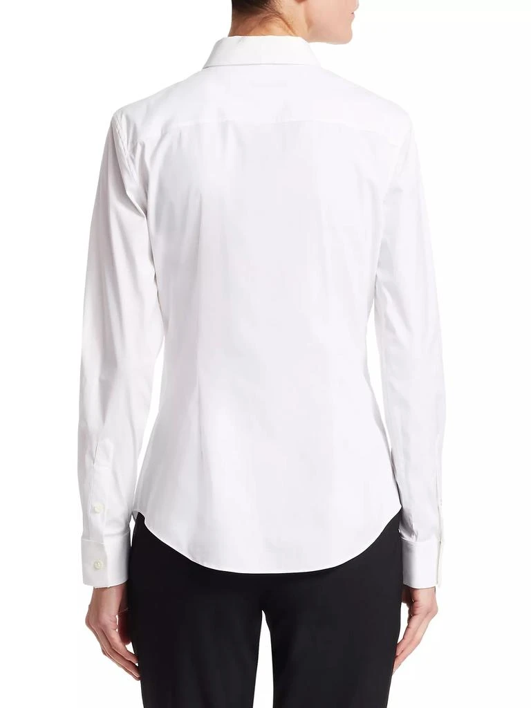 商品Theory|Tenia Luxe Cotton Shirt,价格¥1863,第5张图片详细描述