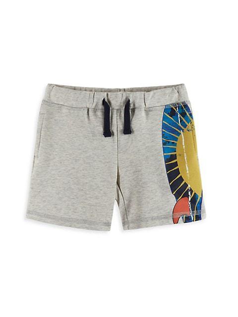 商品Andy & Evan|Little Boy's Palms Surfboard Hooded T-Shirt & Shorts Set,价格¥202,第6张图片详细描述