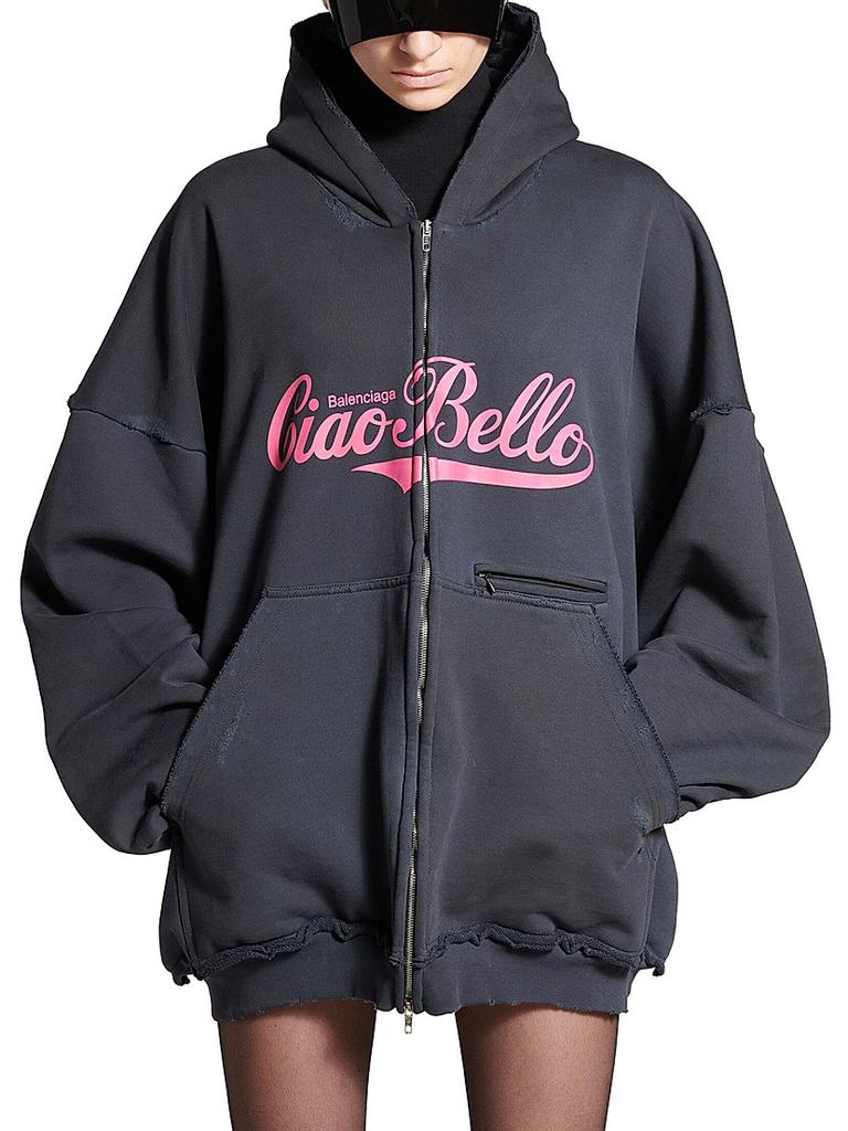 Balenciaga Ciao Bello Pulled Hoodie Large Fit - Hoodies - Free 