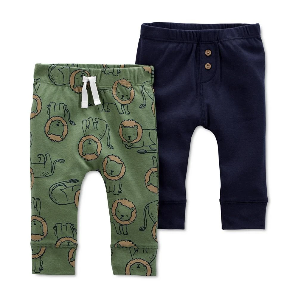 商品Carter's|Baby Boys 2-Pk. Cotton Pull-On Pants,价格¥165,第1张图片