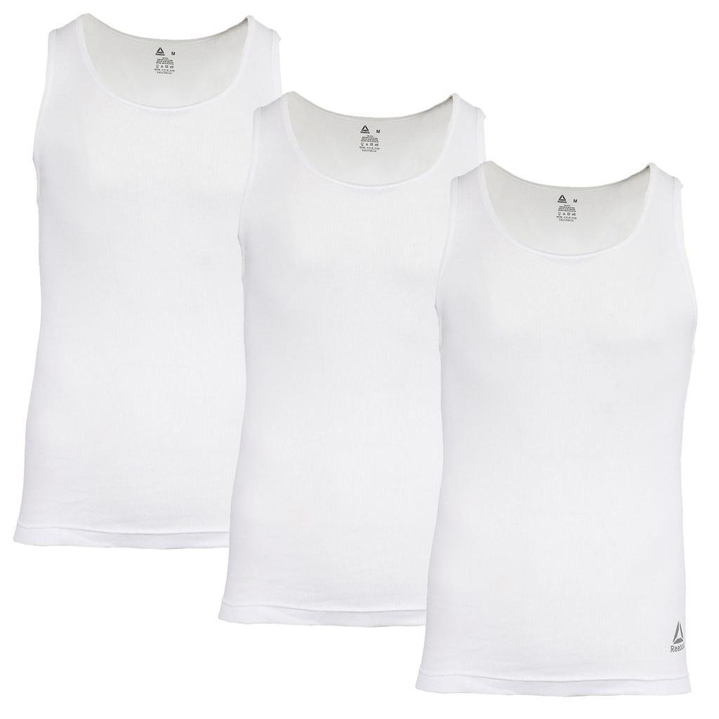 商品Reebok|Reebok Men's 3 Pack Tanks,价格¥57,第1张图片