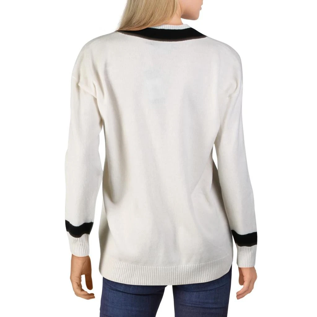 商品Ralph Lauren|Lauren Ralph Lauren Womens Jalynn Cashmere V-Neck Sweater,价格¥427,第2张图片详细描述