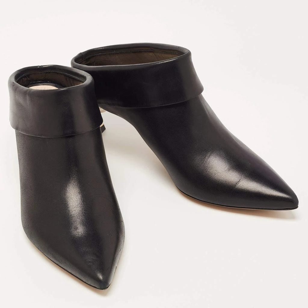 商品[二手商品] Nicholas Kirkwood|Nicholas Kirkwood Black Leather Pointed Toe Mules Size 37,价格¥2498,第4张图片详细描述