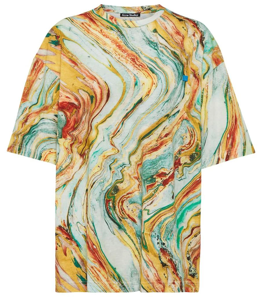 商品Acne Studios|大理石印花棉质T恤,价格¥1165,第1张图片