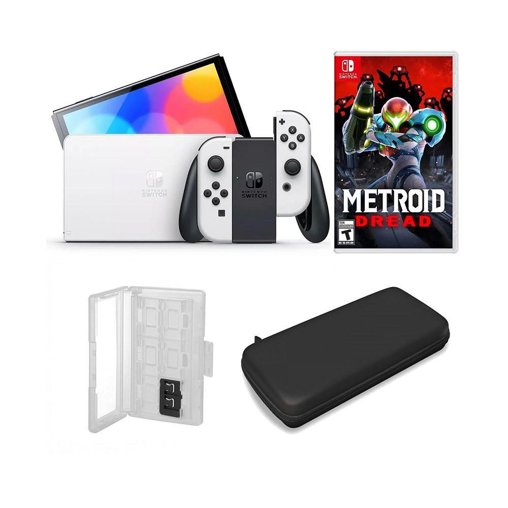 商品Nintendo|Switch OLED in White with Metroid Dread & Accessories,价格¥3522,第1张图片