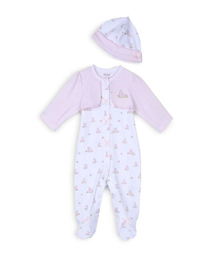 商品Little Me|Girls' Baby Bunnies Footie & Hat Set - Baby,价格¥117,第1张图片详细描述