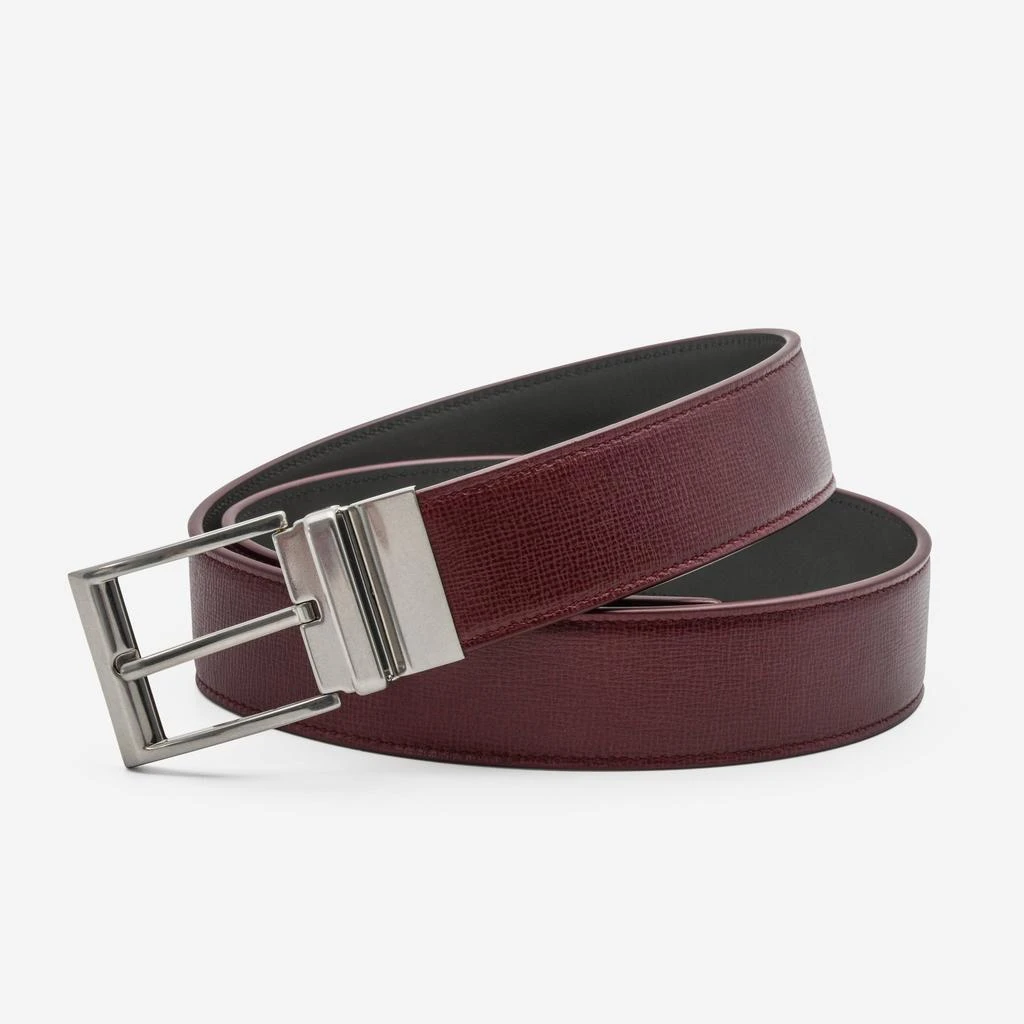 商品Bottega Veneta|Bottega Veneta Maroon Leather Belt 609189-VMA85-6018-1,价格¥1835,第1张图片