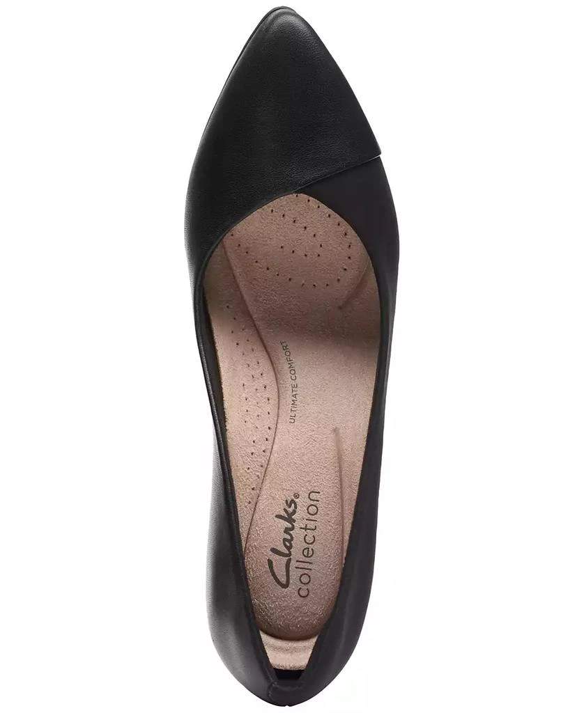 商品Clarks|Women's Kataleyna Rose Mixed-Media Comfort Pumps,价格¥440,第4张图片详细描述