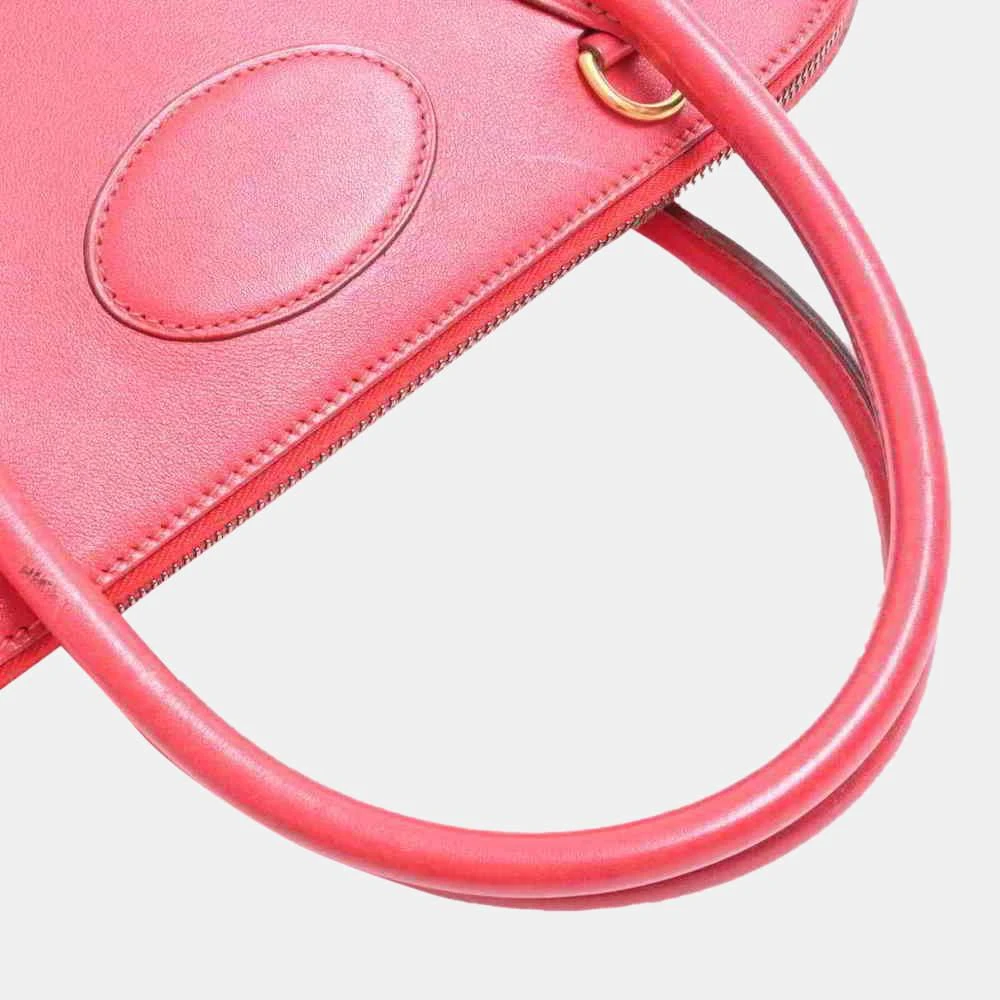 商品[二手商品] Hermes|Hermes Vogulliver Bolide 35 Handbag Red,价格¥23261,第4张图片详细描述