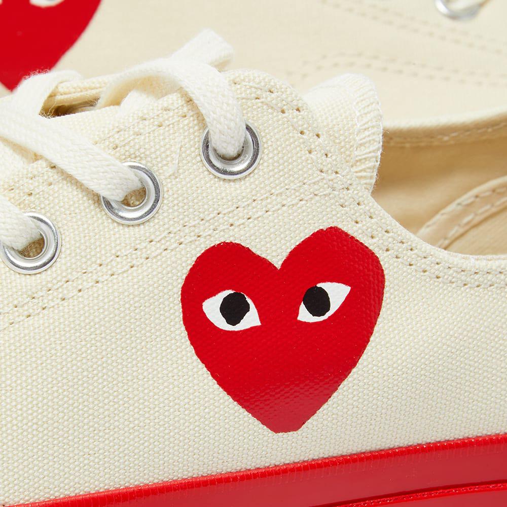 Comme des Garçons Play x Converse Chuck Taylor Red Sole Low商品第4张图片规格展示