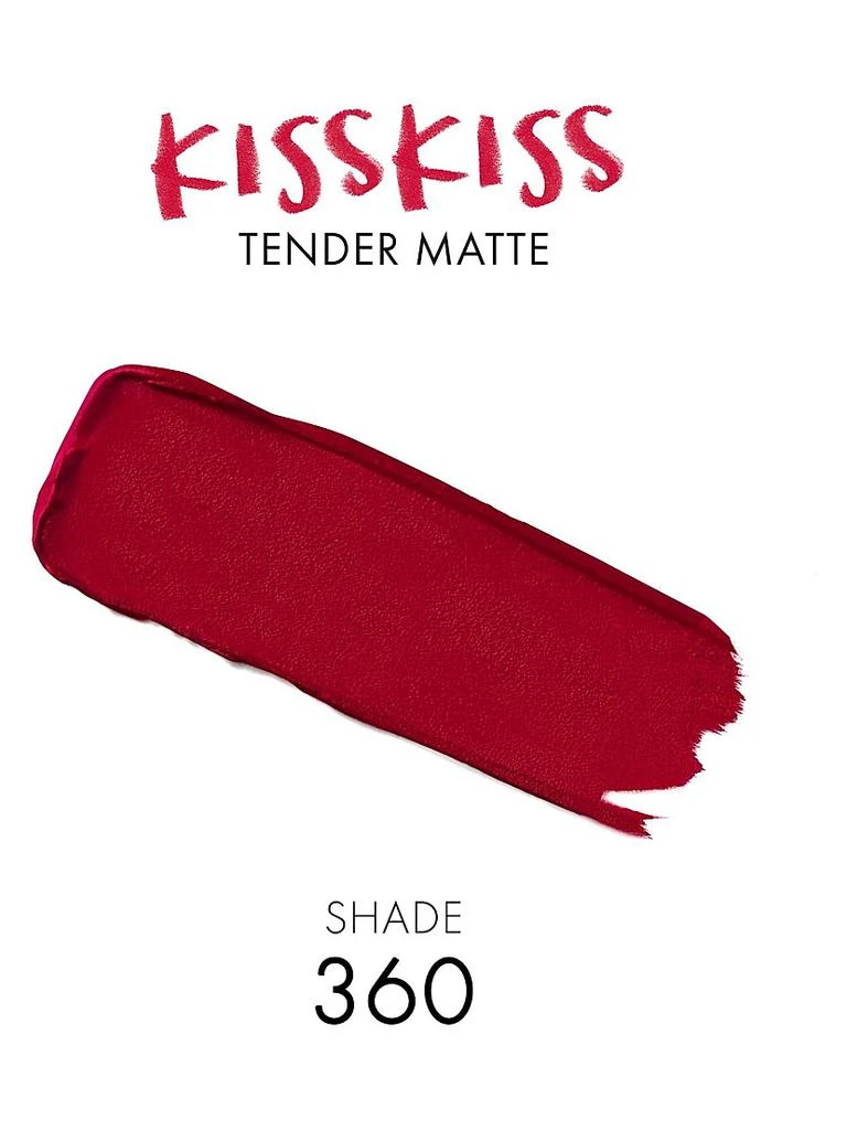 商品Guerlain|Kisskiss Tender 16H Comfort Lightweight Luminous Matte Lipstick,价格¥335,第4张图片详细描述