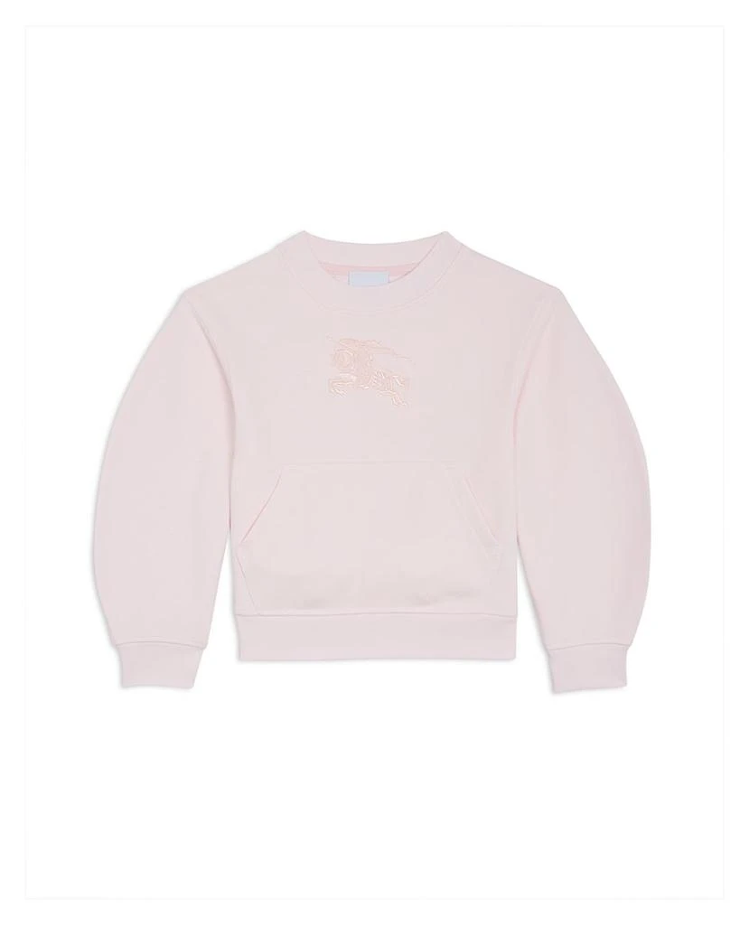 商品Burberry|Girls' Equestrian Knight Cotton Sweatshirt - Little Kid, Big Kid,价格¥2795,第1张图片