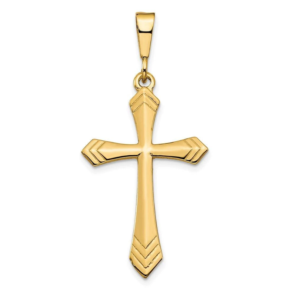 商品Diamond2Deal|10k Yellow Gold Cross Charm,价格¥2344,第1张图片