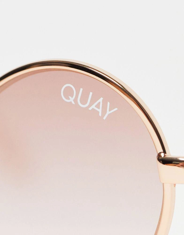 商品Quay|Quay Heart Breaker sunglasses in copper pink,价格¥359,第2张图片详细描述