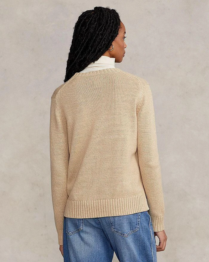 商品Ralph Lauren|Polo Bear Intarsia Knit Cotton Sweater,价格¥2954,第3张图片详细描述