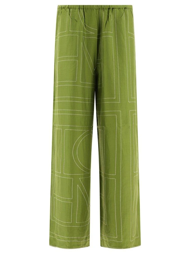 商品Totême|Totême Monogram-Patterned Straight-Leg Trousers,价格¥4513,第1张图片