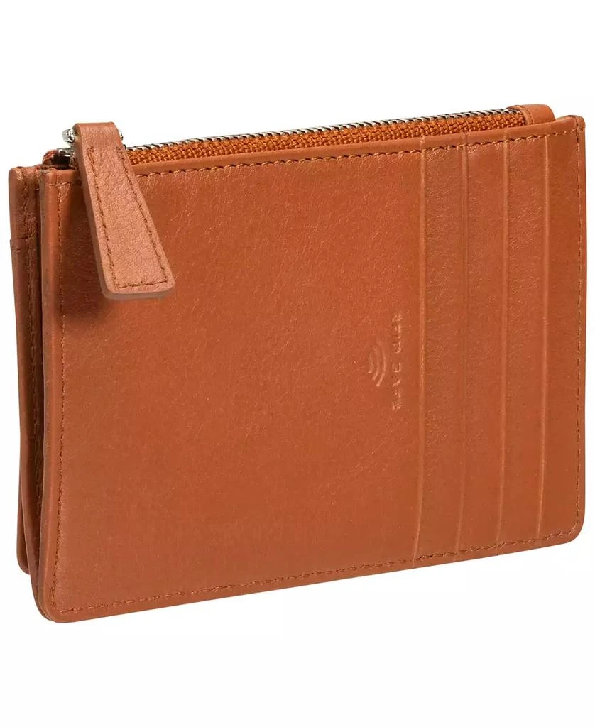 商品Mancini Leather Goods|Women's Croco Collection RFID Secure Card Case and Coin Pocket,价格¥371,第3张图片详细描述