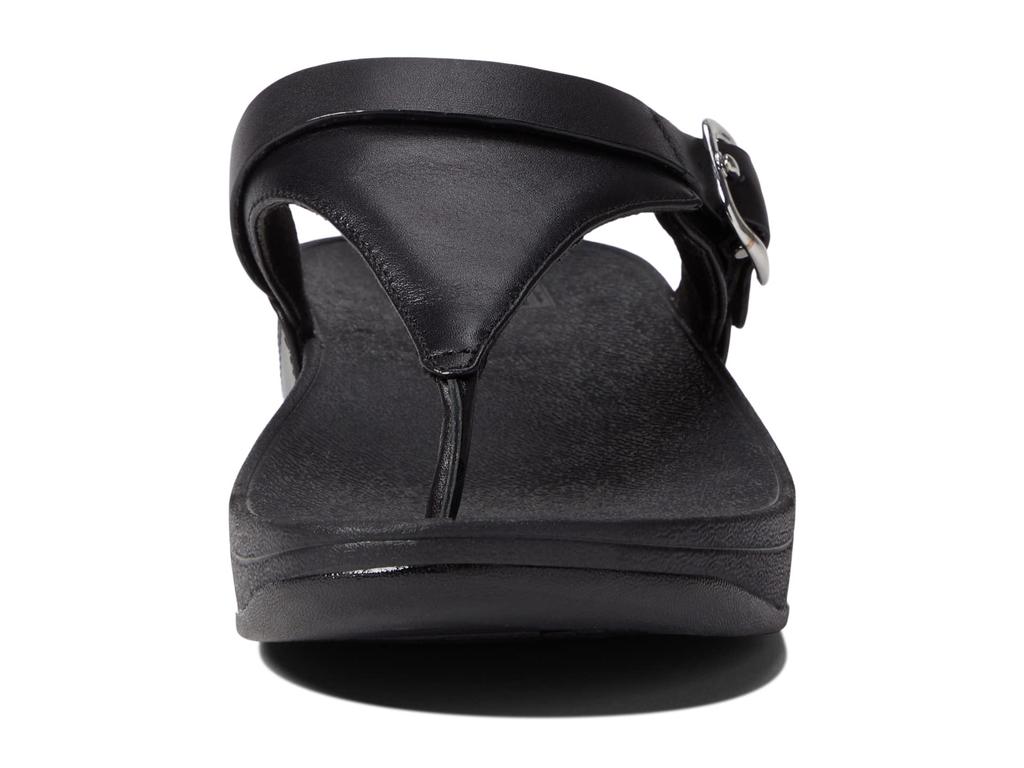 Lulu Adjustable Leather Toe Post Sandals商品第6张图片规格展示