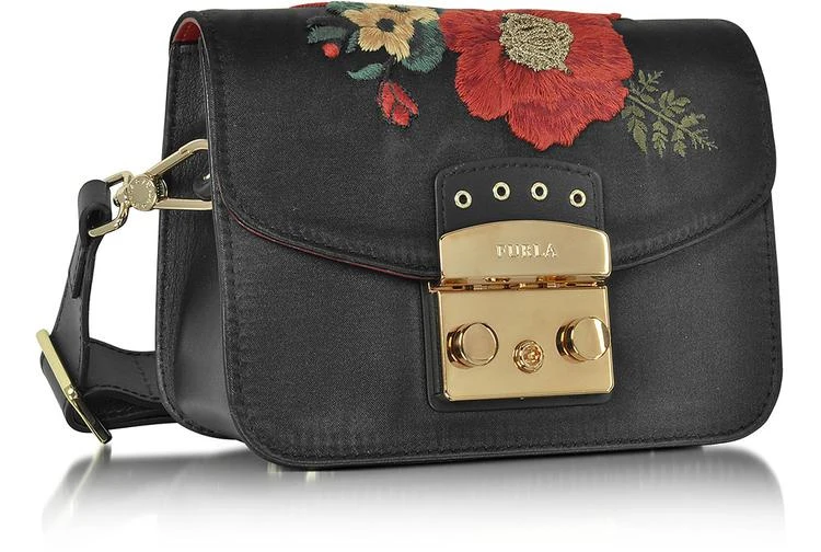 商品Furla|Furla Metropolis Floral 斜挎包,价格¥2584,第2张图片详细描述