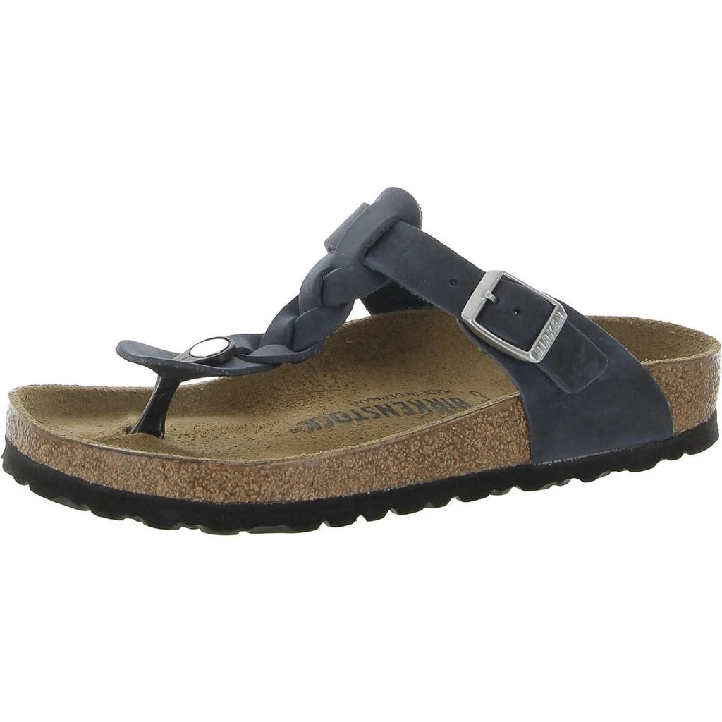 商品Birkenstock|Birkenstock Womens Gizeh Braided Suede Flip-Flop Thong Sandals,价格¥915,第1张图片