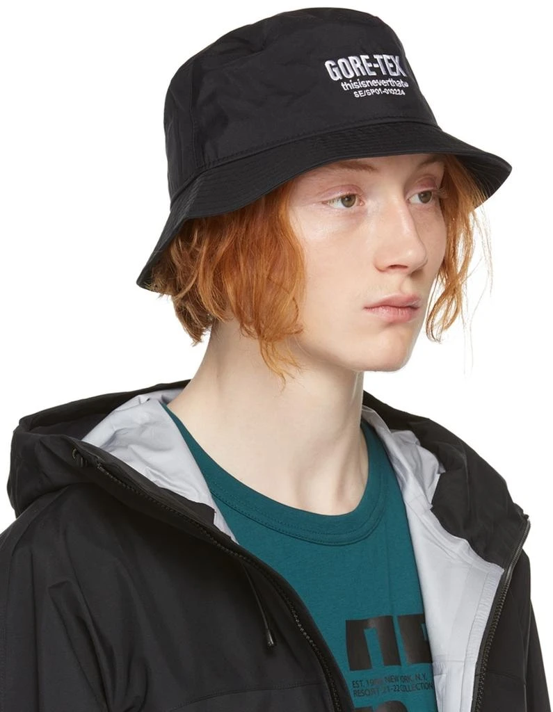 商品thisisneverthat|Black Gore-Tex 3L Bucket Hat,价格¥257,第2张图片详细描述